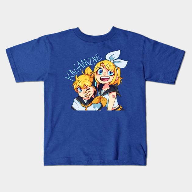 Rin and Len! Kids T-Shirt by Probablynotsam